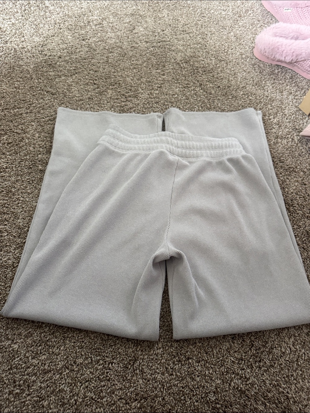 Hollister gilly hicks grey waffle pants - Picture 2 of 3